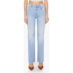 MOTHER Kick It Pale Blue Straight Leg Jeans